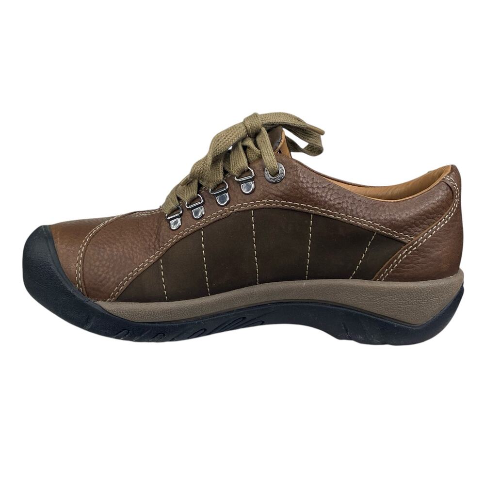 Keen Women’s Presidio Brown Leather Trail Hiking Loafer Size US 6.5 - Picture 2 of 11